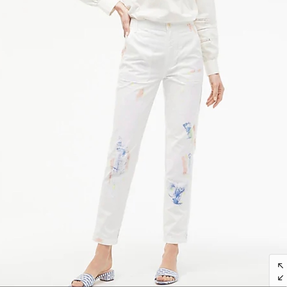 Jcrew AJ350 Painted Tapered Cargo Pant